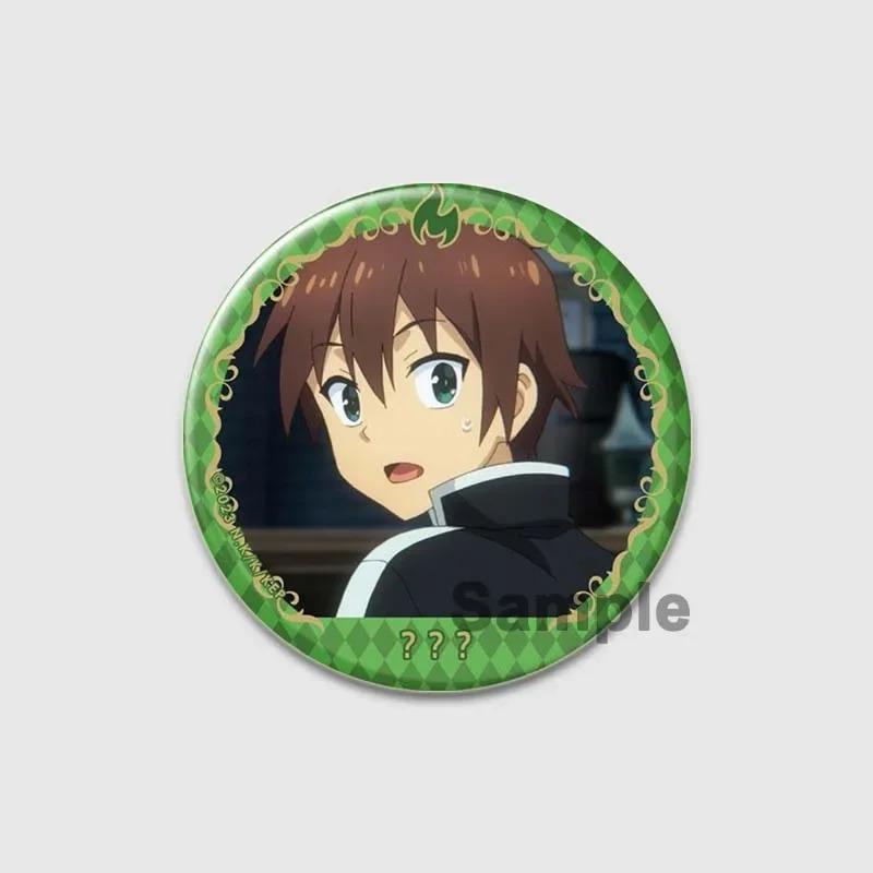 32/44/58mm Anime KonoSuba Brooch Pin Cartoon Figure Megumin Aqua Badge Button Pin Cosplay Souvenir Toy Gift Backpack Clothes Accessories