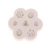 7 In 1 Flower Rose Peony Silicone Mold Diy Flower Aroma Candle Plaster Gypsum Ornaments Handmade Soap Mould