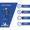Michelin Druckluft-Kit 3-teilig enthalten: Reifenfüller mit Manometer, Spiralschlauch 5 m, Blaspistole mit kurzem Auslass