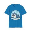 Unisex Softstyle Cute Penguin T-Shirt | Winter, Whimsical, Christmas