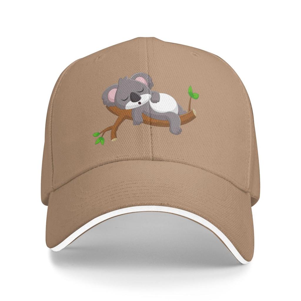 Unisex Baseball Hats Cartoon Koala Is Sleep Outdoor Streetwear Summer Sports Baseball Caps Hip Hop Cap Casquette Hats