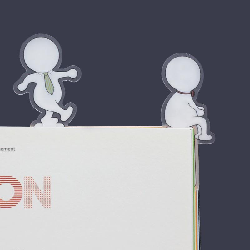 

2 шт. Забавные Креативные Зажимы для Страниц Пластиковые PP Закладки 2Pcs