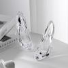 Dekoracja domu Przezroczyste akrylowe buty Kopciuszka z kryształkami Ślubne romantyczne prezenty Dekoracja pulpitu