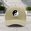 1pc Lava Tai Chi Adjustable Sandwich Baseball Cap Trendy Printed Craft Suitable For Outdoor Sports And Camping Enthusiasts