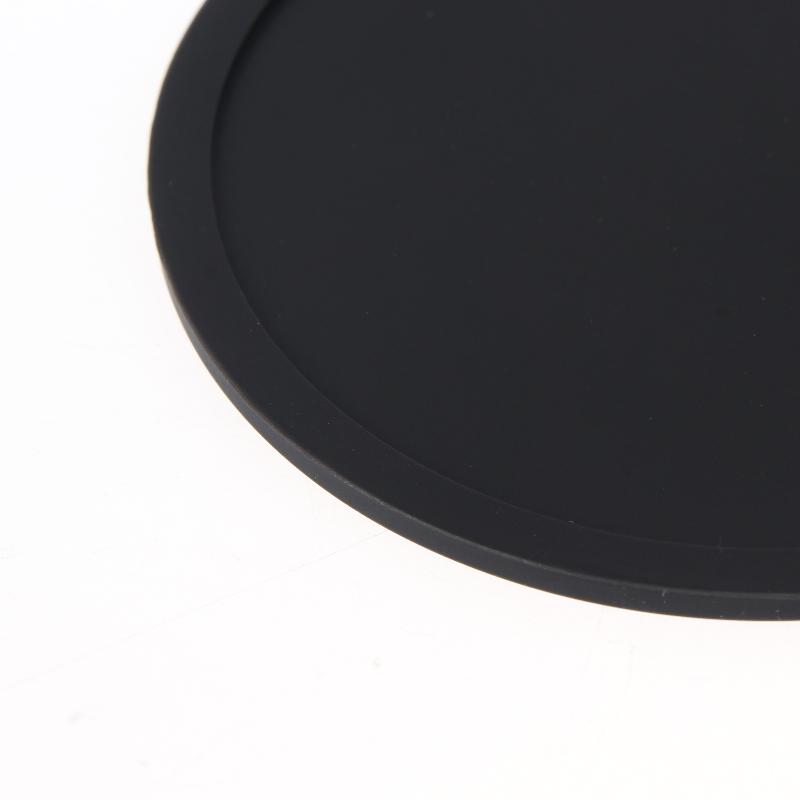 Durable Silicone Drink Coasters with Holder Non-Slip Reusable Cup Pads for Hot Cold Drinks Picnic BBQ Outdoor Daily Use