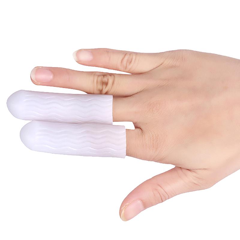 Non-Slip Finger Protector Sleeve Cover Anti-Cut Heat Resistant Finger Sleeves Fingertip Great Cooking Kitchen Tools