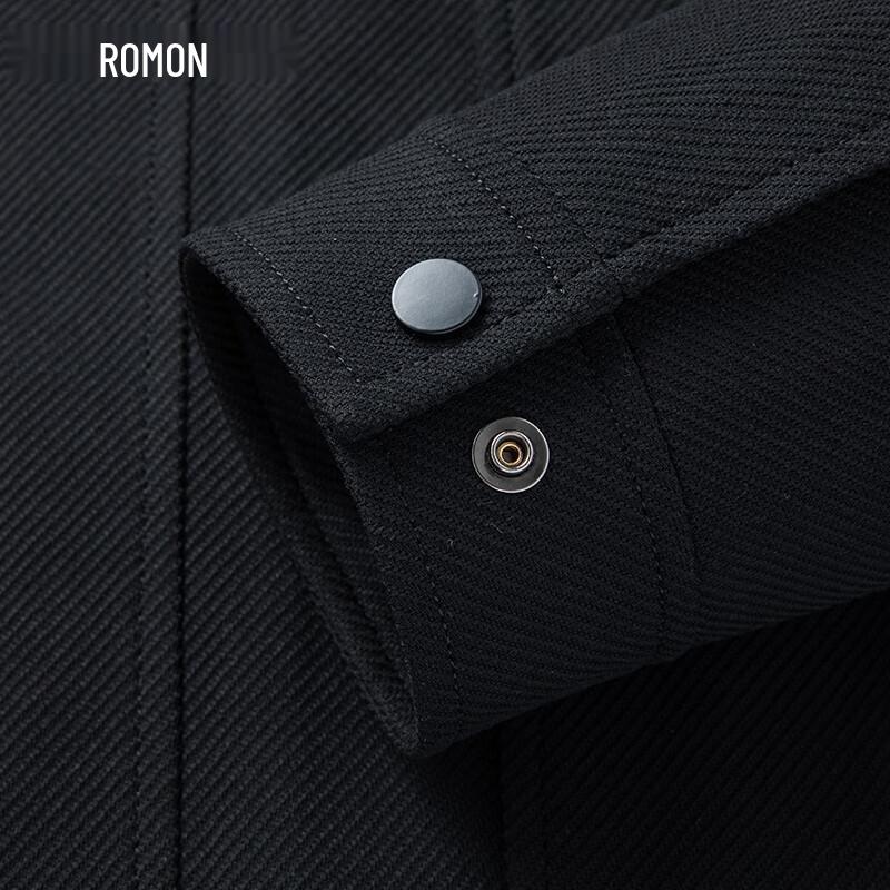 ROMON Men's Business Casual Short Lapel Jacket