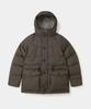 Uniform Bridge Shelter Loft Down Parka Brown