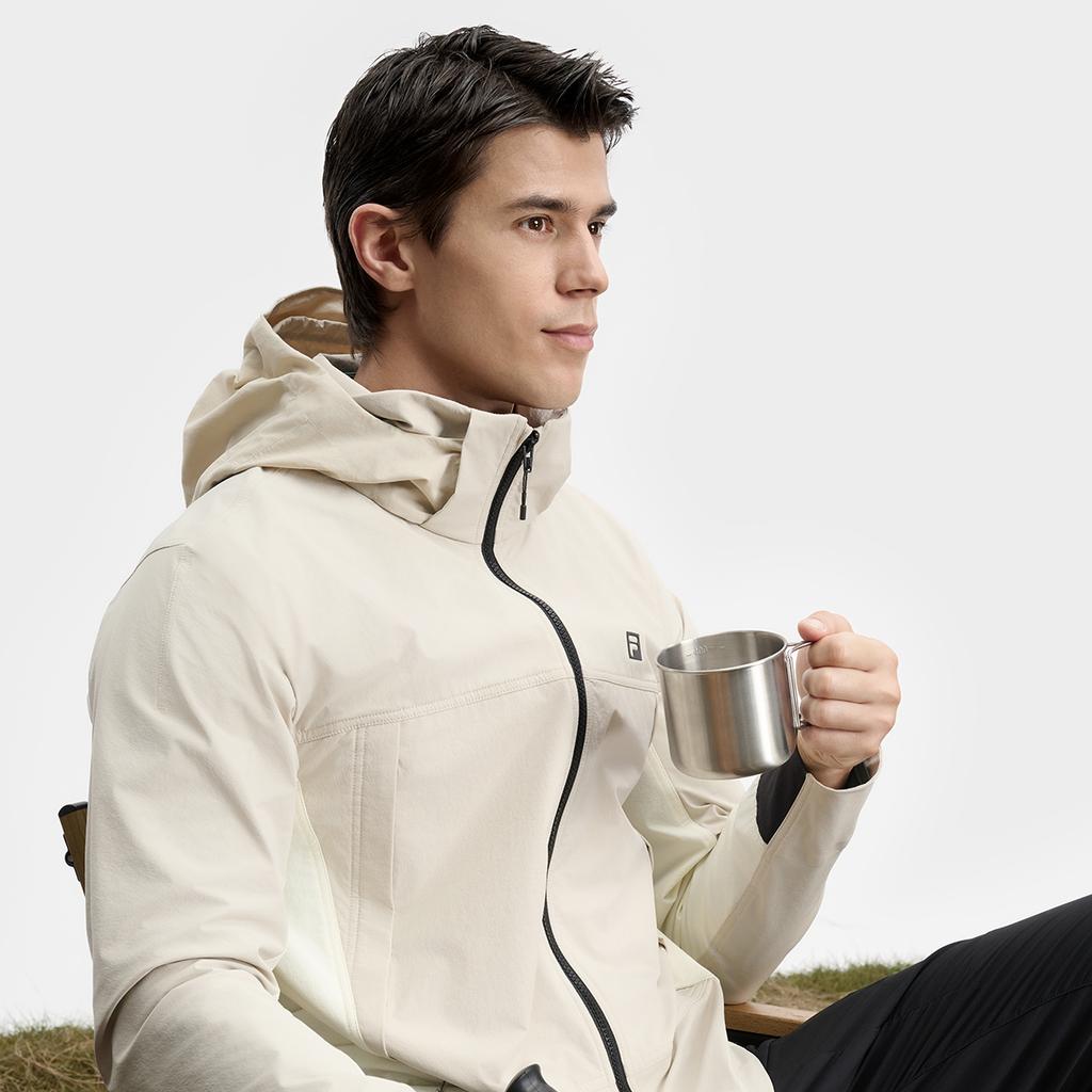 New FILA x BBC EARTH Jacket Men's Camel A11M437706FBG