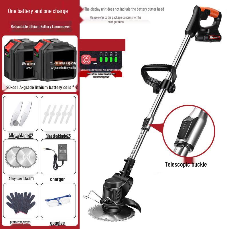 Taijufu Cordless Lithium Electric Weed Trimmer CN plug (adapter included)