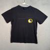 Happy Bones NYC Black Pocket T Shirt W/ Yin Yang Graphic 100% Cotton Size Large