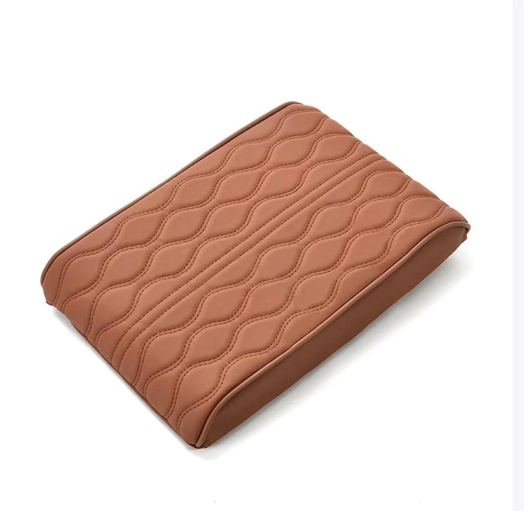 Universal Memory Foam Leather Car Armrest Pad - Heightening Central Cover Pillow