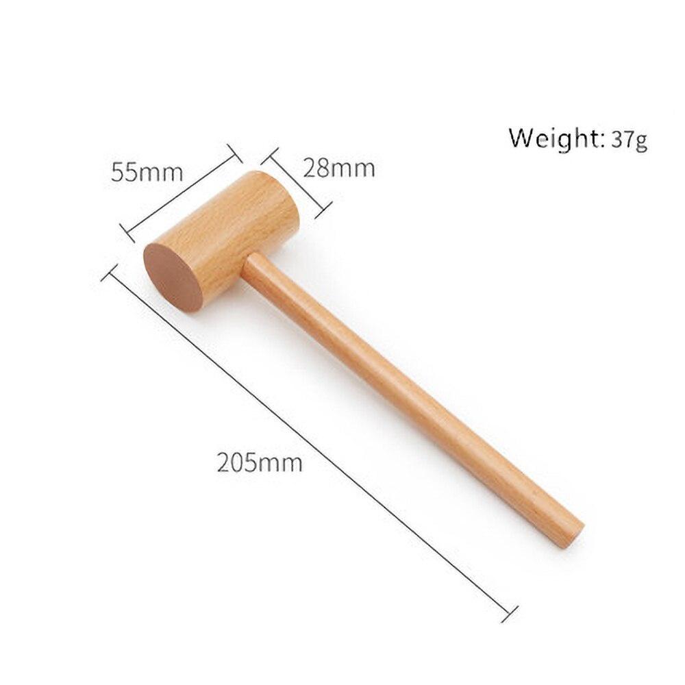 

Mini Wooden Hammer Wooden Mallet Multi Purpose DIY Toy Hammer Handmade Beech Hammer Massage Hammer Carpenter Installation Tool XS 37g