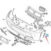 BMW X3 E83 LCI Frontstoßfänger Reflektoren (Teilenummern: 63143417737, 63143417738)