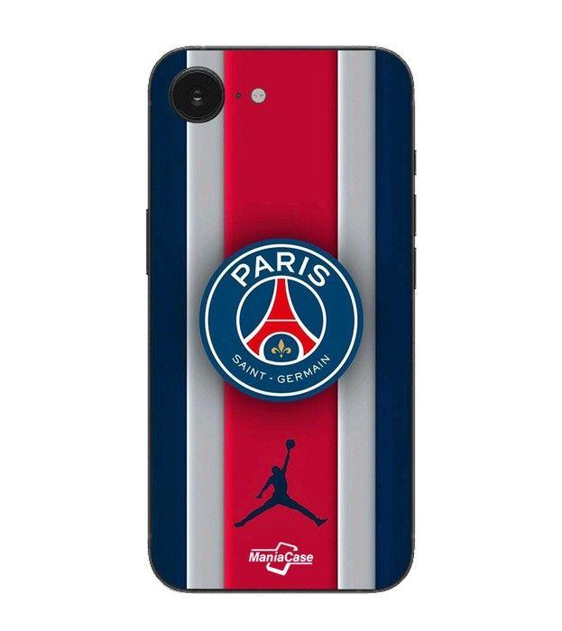 Maniacase Hülle Für iPhone 16E PSG Jordan bunt schwarz