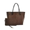 [Použité] Neverfull MM 'Hnědé plátno Damier Ebene/Třešňově červená' - Vynikající #401CKF