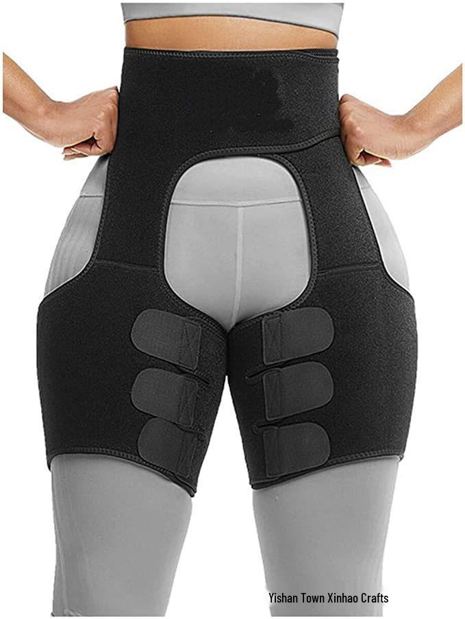 

Тренажер для талии и бедер 3-в-1 с поясом на молнии для подъема бедер XXXL