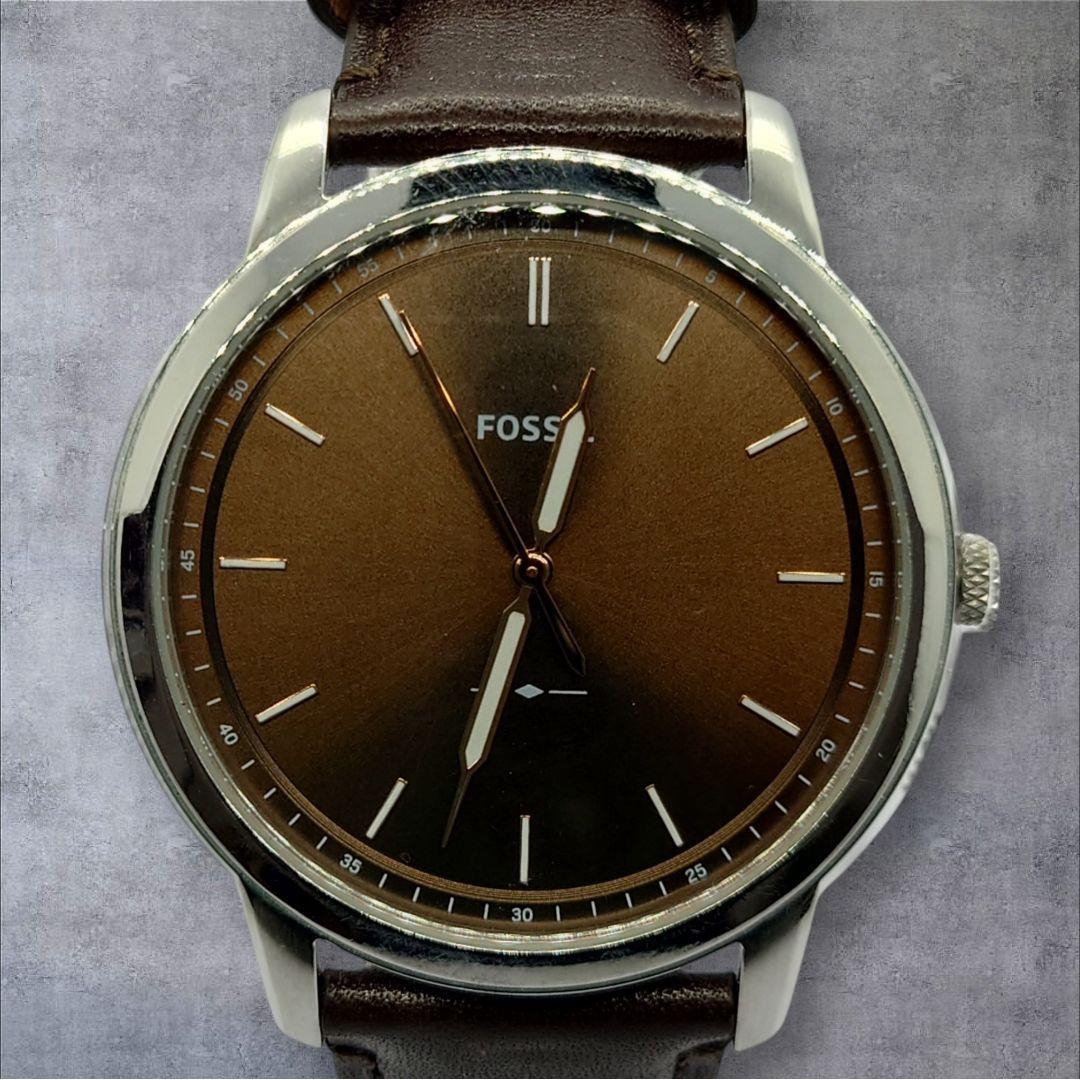 Used FOSSIL Watch FS5308 Brown Men s Working Item