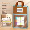 L Shaped A4/A3 File Exam Paper Storage Bag Large Opening Mesh Large Capacity Transparent Stationery Organizer School Supplies
