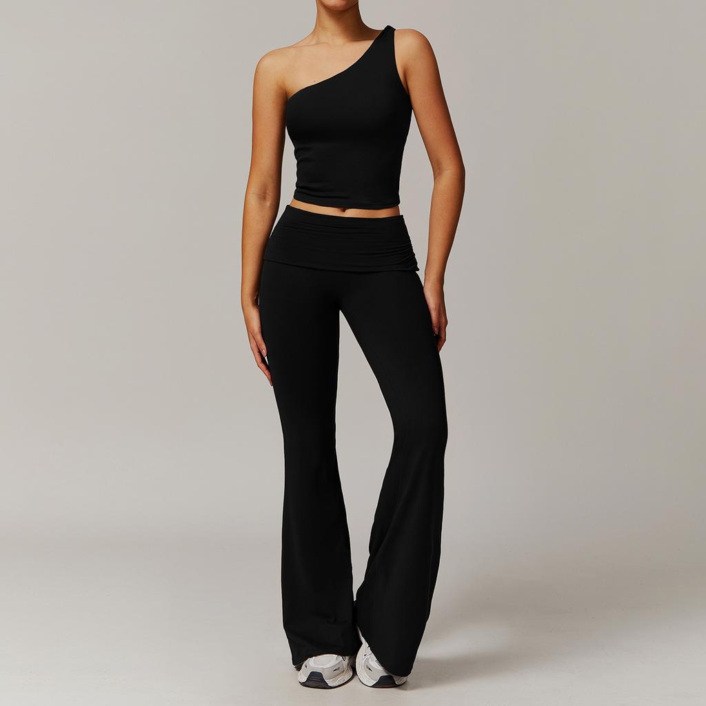 JYL Brushed Yoga Set Casual Comfortable Running Outfit