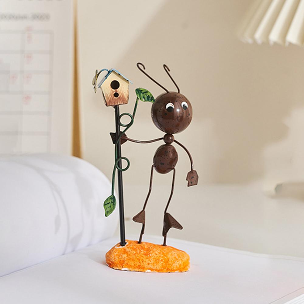 Garden Decor Ants Metal Ants Gardening Ornaments Yard Metal Art Backyard Lawn Stakes Decor Ants Garden Iron Crafts
