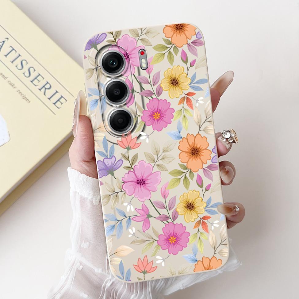 For Tecno Camon 40 Pro 5G Case CM7 Cute Cat Panda Fashion Flowers Love Back Cover For Camon 40 Pro 5G Tecno Phone Case Silicone