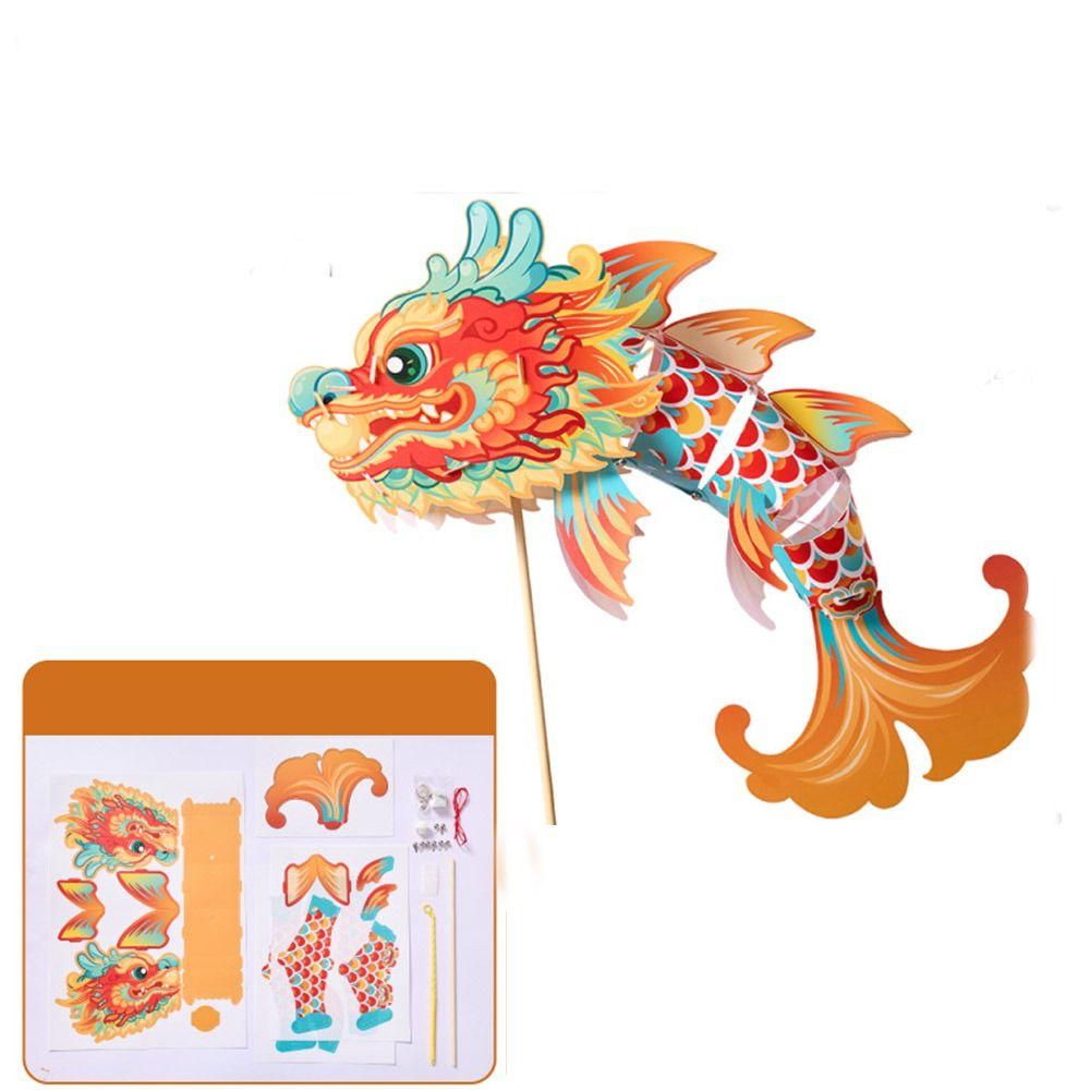 Handheld New Year Lantern DIY Projection Spring Festival Luminous  Lanterns  Kids Gifts