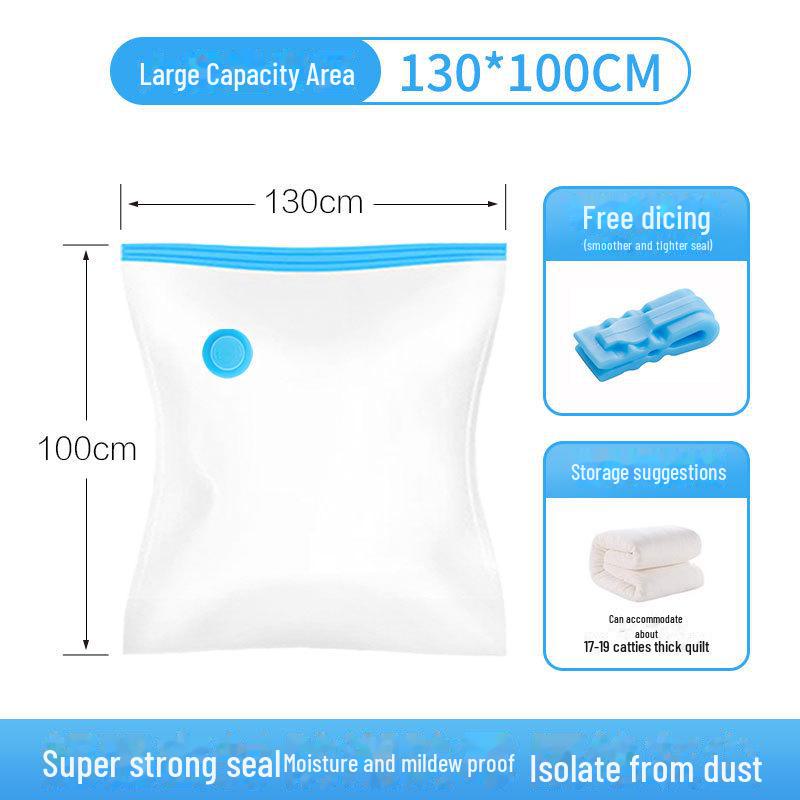 Bolsa de almacenamiento al vacío transparente para ropa y colchas