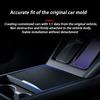 100% Real Carbon Fiber Central Control Panel Cover for Tesla Model Y Juniper/Model 3+ Highland Patch Sticker Car Accessories