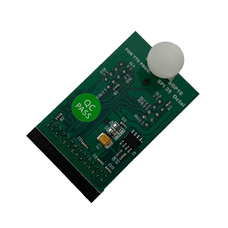 Fast Speed SOP16 Programming Adapter 300mil 1.27mm Spacing Optimized For 25 Series Chip And T76 Devices