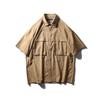 Export Export Tail Single Cut Label Japanese Style Outdoor Quick-Drying Workwear Shirt than Men's Short-Sleeved Summer Mountain Shirt Coat