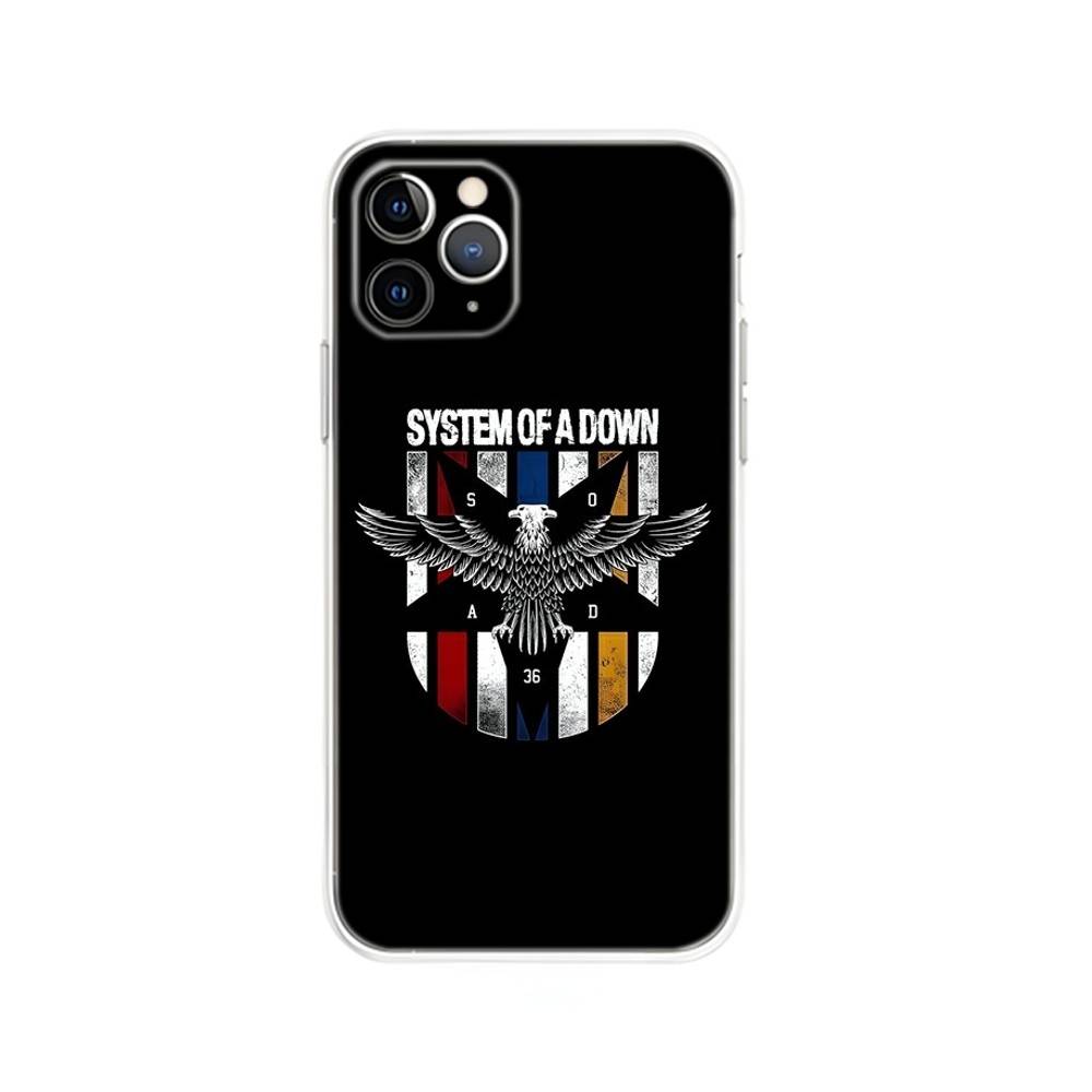 S-System Of A D-Down For iPhone 17,16,15,14,13,12,11 Plus,Pro,Max,XR,XS,X,7,8 Plus,SE,Mini Transparent Thin Phone Case