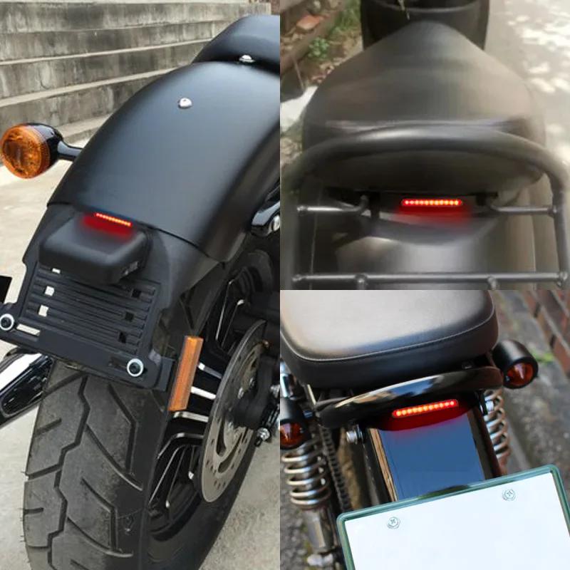 Motorcycle Mini Tail Light 5/11LED Motorbike Rear Brake Lamp Stop Warning Lamp For Scooter ATV Cafe Racer Bobber Kawasaki