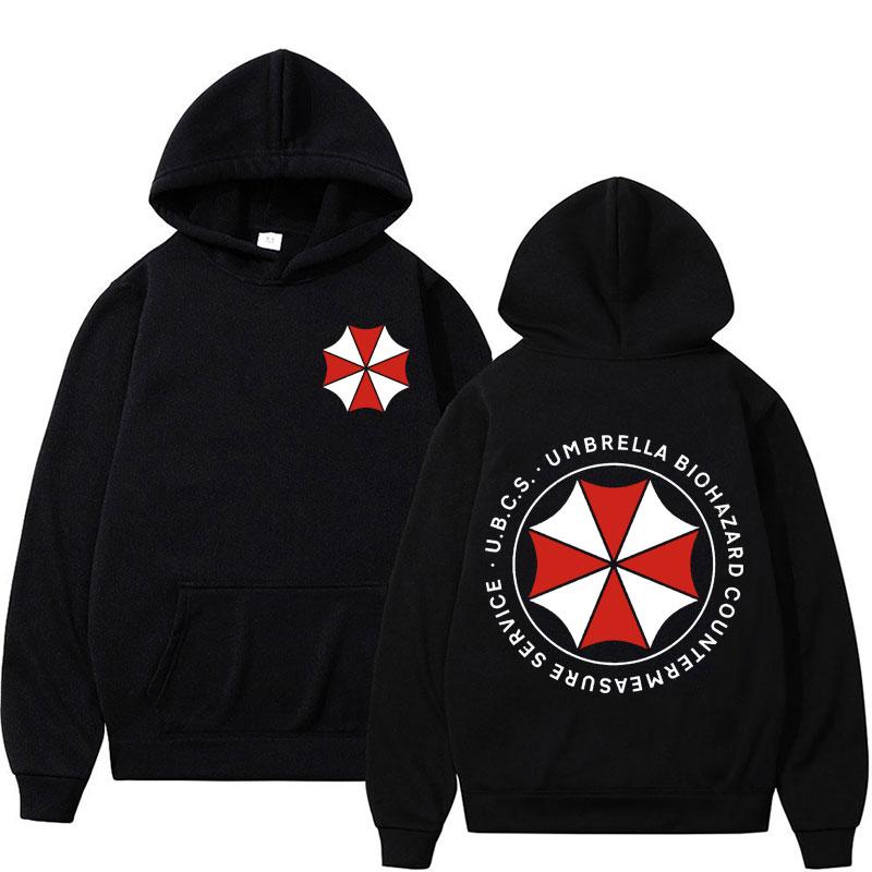 Umbrella Corporation Logo Grafik Kapuzenpullover Hit Resident Evil Pullover Sweatshirt Herrenbekleidung Mode Vintage Cooler Hoodie Unisex