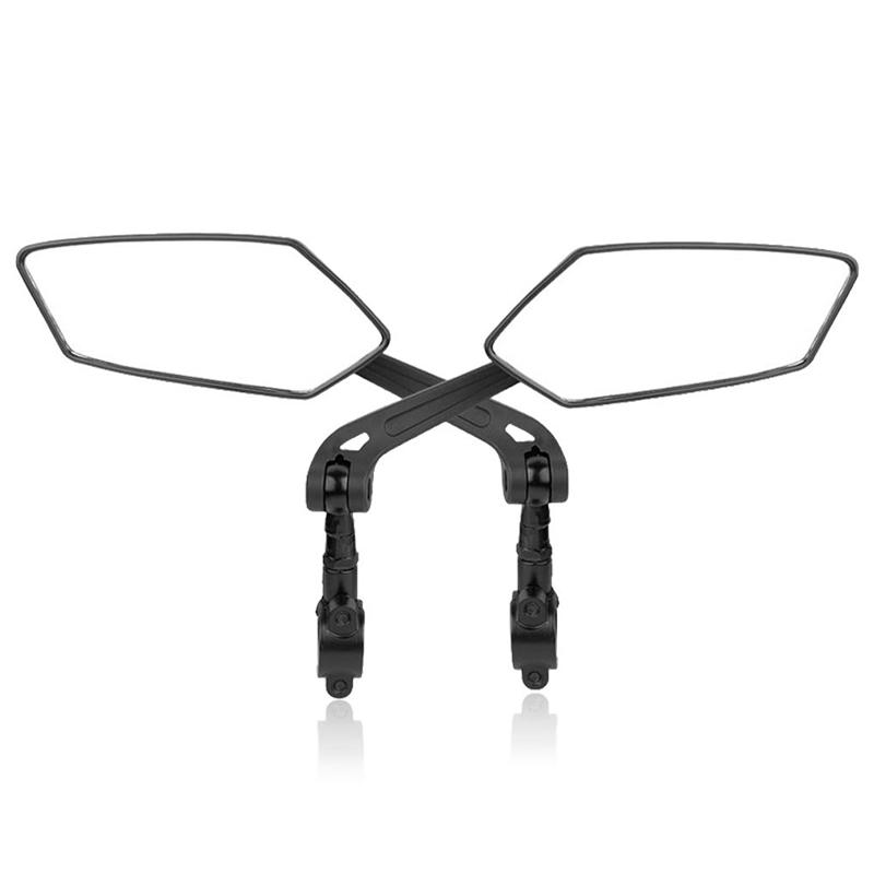 Adjustable Bike Rear View Mirror Handlebar Reflector Clear Rearview For Electric Scooter Cycling Bicycle Accessories
