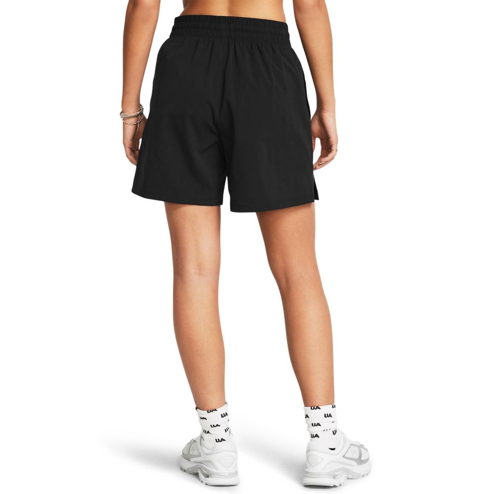 Under Armour Einfarbige Gerades Bein Bequeme Lässige Shorts Damen Shorts Schwarz 1385892-001