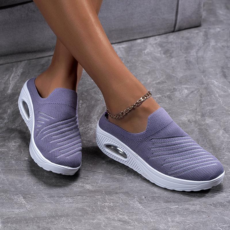 MAEDEF Shoes Women Platform Wedge Women's Half Slippers Casual Shoes Lightweight Women Sneakers Ladies Walking Slippers