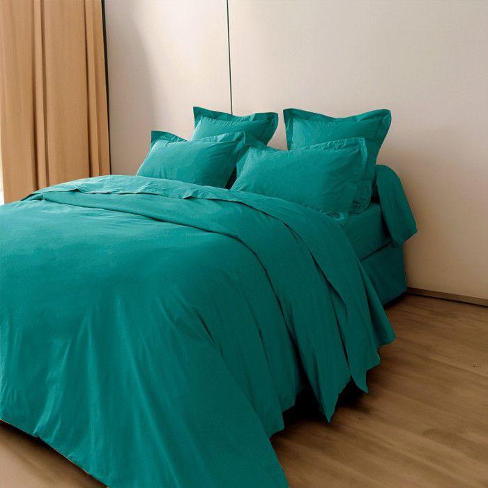 Housse de couette percale de coton peigné "Julian" toutes dimensions Coton Pur - Julian Paon - Housse de couette 240 x 220 cm