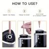 Automatic Pencil Sharpener Portable Electric Pencils Sharpener Colored Pencils Sharpener For Students School Stationery Supplies