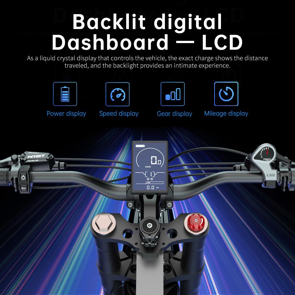 EKXBIKE X21 MAX Off-Road E-Bike with 3000W, Samsung 60V 30Ah, Max Speed To 85km/h, Half-twist Throttle, 70/100-19 Tyre