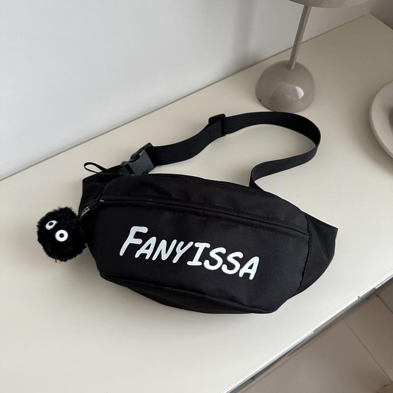 Fashion Letter Dumpling Bag New Style Bag Women's Bag Fashionable Commuter Waist Bag One Shoulder Crossbody Bag