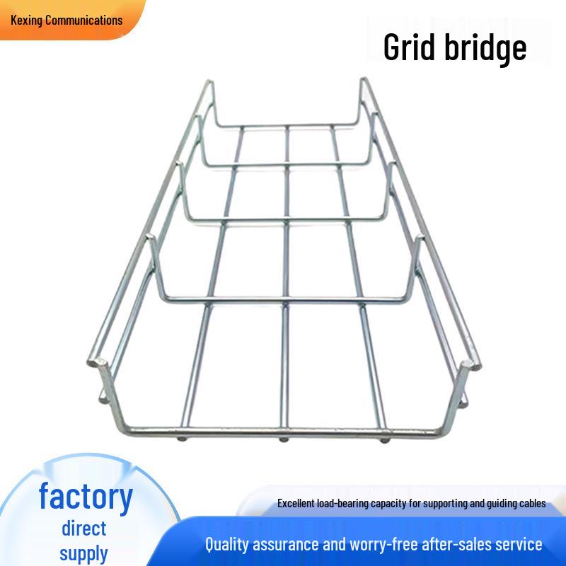 304 Stainless Steel Mesh Cable Tray for Food Processing and Computer Rooms