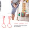 SAFIGLE 4 Set of Pull-Up Rings Standing Walker Baby Bed Tool Rings Playpen Baby Bed Hooks Help Standing Walking Training Tool Suitable for Newborns