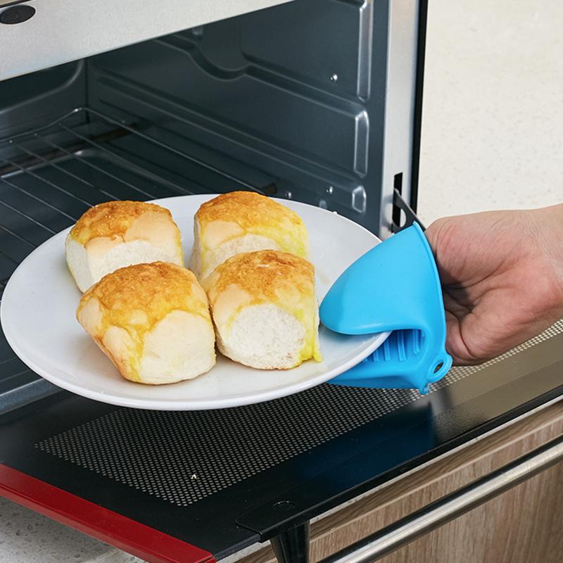Silicone Anti-heat Gloves for Microwave Ovens Heat-resistant Gloves for Baking Ovens Thickened and Heat-resistant