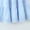 2025 Sweet Embroidered Resort Style Long Dress with French Square Neck - Retro Evening Slimming Gown