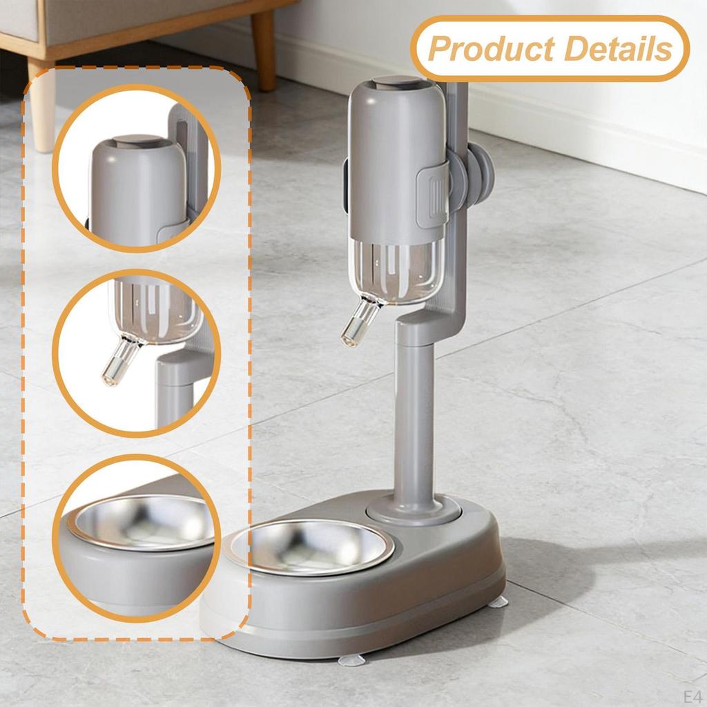 Automatischer 2-in-1 Wasser- und Futterspender für Hunde, Hamster, Kaninchen, Kätzchen.
