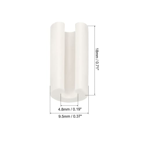 PATIKIL Kitchen Sink Rack Feet, 30 Pieces, 4.8mm Inner Diameter X 9.5mm Outer Diameter, Plastic Sink Protection Replacement Legs for Kitchen Sink Grid