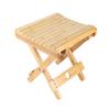 Folding Stool Bamboo Massage Shop Shaving Shower Footrest Home Portable Folding Seat