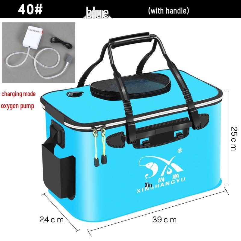 Foldable EVA Fish Keeper Bucket - Thickened Waterproof Fishing Gear