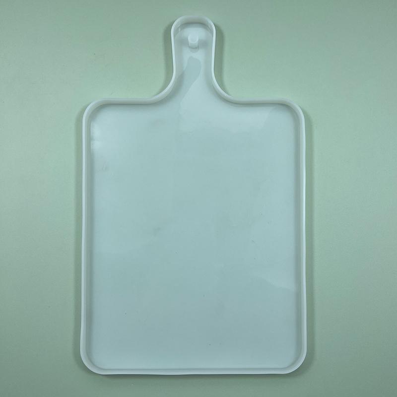 

WTEMPO 1PC Resin Tray Mold with Top Hole Epoxy Resin Mold for Rectangle Cutting Board Large Silicone Mold for Resina Serving Tray for DIY Art Crafts 33*20.5*1.2cm*1pc белый